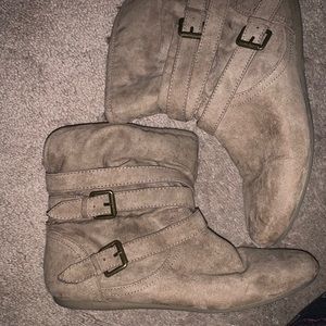 Tan Booties